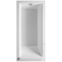 Duravit Starck Rechteck Whirlwanne 170 x 80 cm mit Combi-System E, einer Rückenschräge
