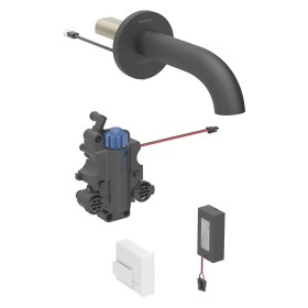 Geberit Piave Waschtischarmatur Wandmontage, Batteriebetrieb, für UP-Funktionsbox