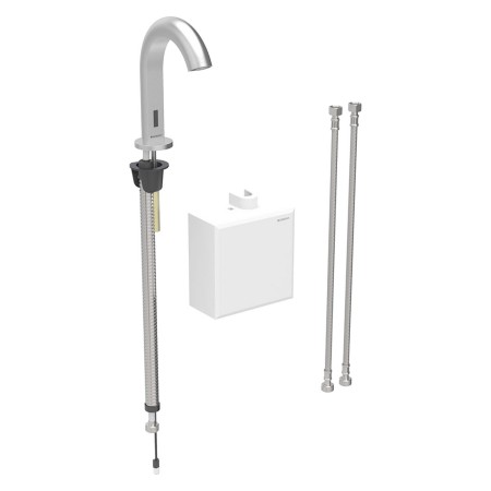 Geberit Piave Waschtischarmatur Standmontage, Batteriebetrieb, mit AP-Funktionsbox