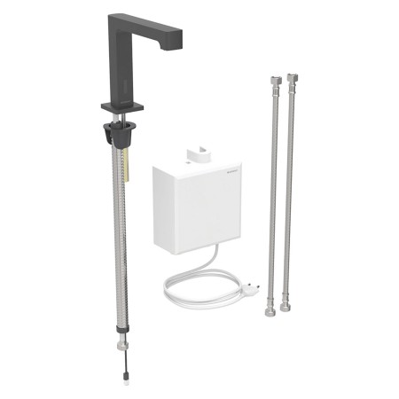 Geberit Brenta Waschtischarmatur Standmontage, Netzbetrieb, mit AP-Funktionsbox