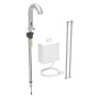 Geberit Piave Waschtischarmatur Standmontage, Netzbetrieb, mit AP-Funktionsbox