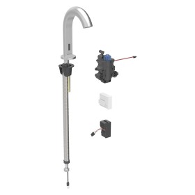 Geberit Piave Waschtischarmatur Standmontage, Netzbetrieb, für UP-Funktionsbox