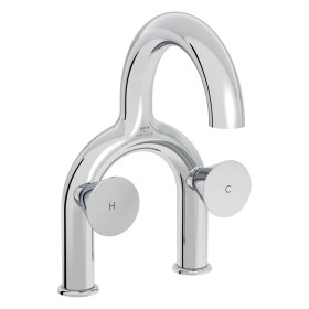 VitrA Liquid Zweigriff-Waschtischarmatur, 2-Loch-Montage, 31 cm