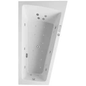 Duravit Paiova Whirlwanne 170 x 100 cm mit Combi-System E, Rückenschräge rechts