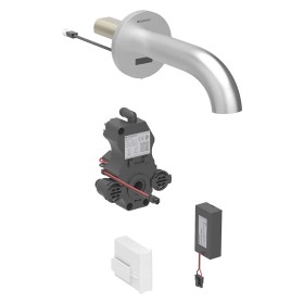 Geberit Piave Waschtischarmatur Wandmontage, Batteriebetrieb, für UP-Funktionsbox