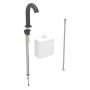 Geberit Piave Waschtischarmatur Standmontage, Batteriebetrieb, mit AP-Funktionsbox