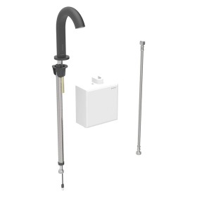 Geberit Piave Waschtischarmatur Standmontage, Batteriebetrieb, mit AP-Funktionsbox