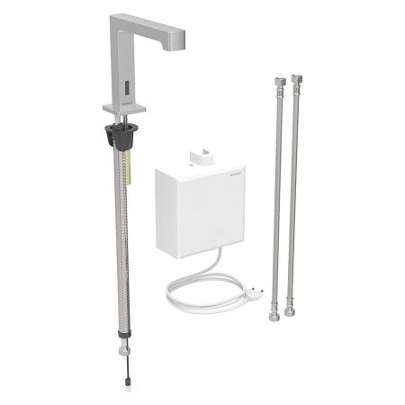 Geberit Brenta Waschtischarmatur Standmontage, Netzbetrieb, mit AP-Funktionsbox