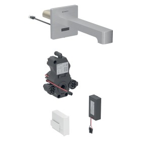 Geberit Brenta Waschtischarmatur Wandmontage, Batteriebetrieb, für UP-Funktionsbox