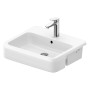 Duravit Qatego Halbeinbauwaschtisch 55 x 47 cm