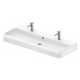 Duravit Qatego Waschtisch 120 x 47 cm, 2x 1 Hahnloch