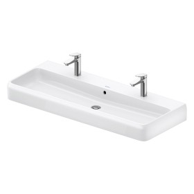 Duravit Qatego Waschtisch 120 x 47 cm, 2x 1 Hahnloch