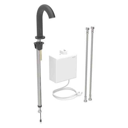 Geberit Piave Waschtischarmatur Standmontage, Netzbetrieb, mit AP-Funktionsbox