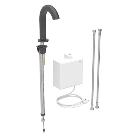 Geberit Piave Waschtischarmatur Standmontage, Netzbetrieb, mit AP-Funktionsbox