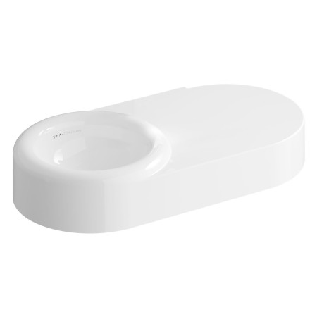 VitrA Liquid Waschtisch 80 cm, asymmetrisch