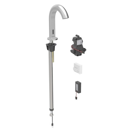 Geberit Piave Waschtischarmatur Standmontage, Batteriebetrieb, für UP-Funktionsbox