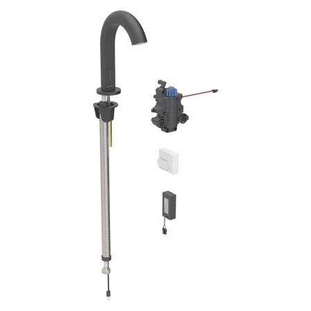 Geberit Piave Waschtischarmatur Standmontage, Batteriebetrieb, für UP-Funktionsbox