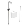 Geberit Piave Waschtischarmatur Standmontage, Batteriebetrieb, mit AP-Funktionsbox