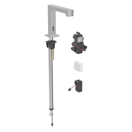 Geberit Brenta Waschtischarmatur Standmontage, Netzbetrieb, für UP-Funktionsbox