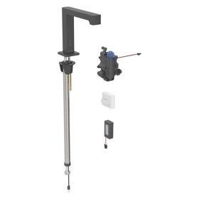 Geberit Brenta Waschtischarmatur Standmontage, Batteriebetrieb, mit AP-Funktionsbox