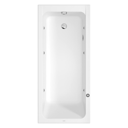 Duravit D-Code Rechteck Whirlwanne 175 x 75 cm mit Jet Project
