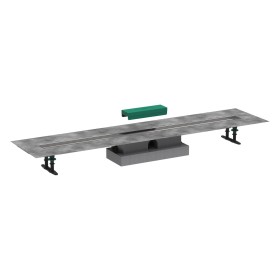 hansgrohe uBox universal Komplettset 120 cm, flache Installation für Duschrinnen Fertigsets