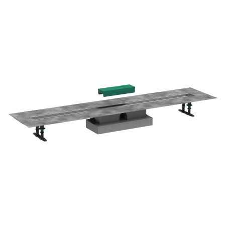 hansgrohe uBox universal Komplettset 120 cm, flache Installation für Duschrinnen Fertigsets