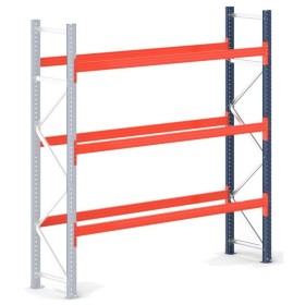 PALETTENREGAL ANBAUELEMENT 4.5m hoch - 2.7m breit - 110cm tief 12 Palettenplätze PALETTENREGAL ANBAUELEMENT 4.5m hoch - 2.7m breit - 110cm tief 12 Palettenplätze