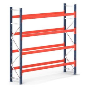 PALETTENREGAL GRUNDELEMENT 6m hoch - 2.7m breit - 110cm tief 15 Palettenplätze PALETTENREGAL GRUNDELEMENT 6m hoch - 2.7m breit - 110cm tief 15 Palettenplätze