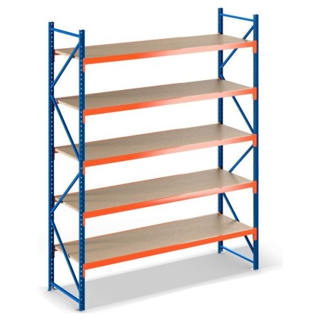 LAGERREGAL GRUNDELEMENT 3m hoch - 1.8m breit - 80cm tief - 5 Ebene