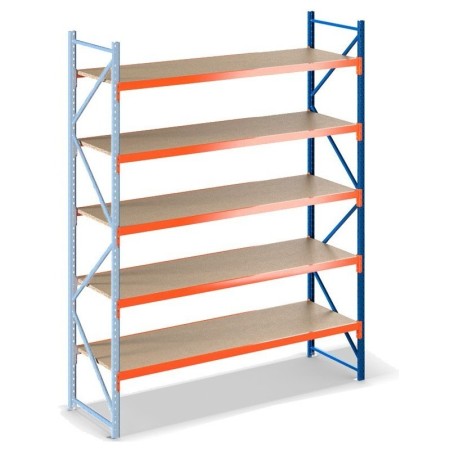 LAGERREGAL ANBAUELEMENT 3m hoch - 1.8m breit - 80cm tief - 5 Ebene