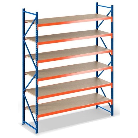 LAGERREGAL GRUNDELEMENT 4m hoch - 1.8m breit - 80cm tief - 6 Ebene