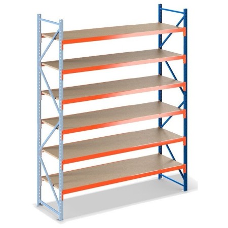 LAGERREGAL ANBAUELEMENT 4m hoch - 1.8m breit - 80cm tief - 6 Ebene