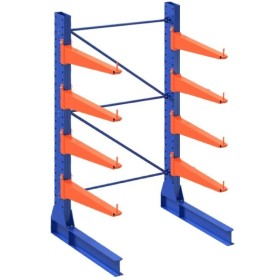KRAGARMREGAL EINSEITIG GRUNDELEMENT 4m hoch - 80cm armtiefe - 1.1m breit KRAGARMREGAL EINSEITIG GRUNDELEMENT 4m hoch - 80cm armtiefe - 1.1m breit