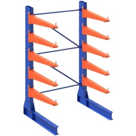 KRAGARMREGAL EINSEITIG GRUNDELEMENT 5m hoch - 80cm armtiefe - 1.1m breit KRAGARMREGAL EINSEITIG GRUNDELEMENT 5m hoch - 80cm armtiefe - 1.1m breit