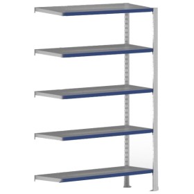 EVOLUTION ANBAUREGAL 2m hoch - 40cm tief - 100cm breit - 5 Ebene, grau EVOLUTION ANBAUREGAL 2m hoch - 40cm tief - 100cm breit - 5 Ebene, grau