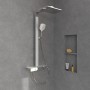 Villeroy & Boch Infinity Showers Duschsystem mit 3 Funktionen für Wandmontage