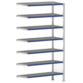EVOLUTION ANBAUREGAL 3m hoch - 40cm tief - 100cm breit - 7 Ebene, grau EVOLUTION ANBAUREGAL 3m hoch - 40cm tief - 100cm breit - 7 Ebene, grau