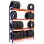 REIFENREGAL ANBAUELEMENT 4m hoch - 1.8m breit - 40cm tief - 6 Ebene für ca. 72 Reifen