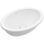 Villeroy & Boch Loop & Friends Einbauwaschbecken oval 50,5 x 36 cm, mit Überlauf