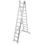 Mehrweckleiter 3-teilig, 3 x 11 Sprossen