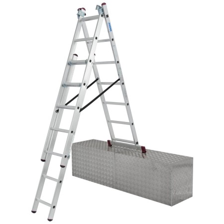 Corda Vielzweckleiter, 3 x 7 Sprossen