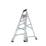 Stabilo Stufen-Stehleiter, fahrbar 7 Stufen