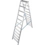 Stabilo Stufen-Doppelleiter 2x12 Stufen