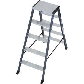 Monto Stufen-Doppelleiter SePro D eloxiert 2x5 Stufen Monto Stufen-Doppelleiter SePro D eloxiert 2x5 Stufen