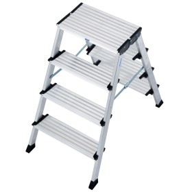 MONTO Doppel-KlappTritt Treppo alu, 2x4 Stufen MONTO Doppel-KlappTritt Treppo alu, 2x4 Stufen