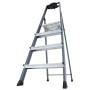 Monto Stufen-Stehleiter Securo eloxiert 4 Stufen