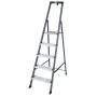 Monto Stufen-Stehleiter Securo eloxiert 5 Stufen