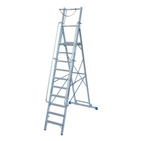 Stabilo Stufen-Stehleiter mit großer Plattform und Sicherheitsbügel 10 Stufen Stabilo Stufen-Stehleiter mit großer Plattform und Sicherheitsbügel 10 Stufen