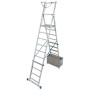Stabilo Teleskop-Plattformleiter, 8-10 Sprossen